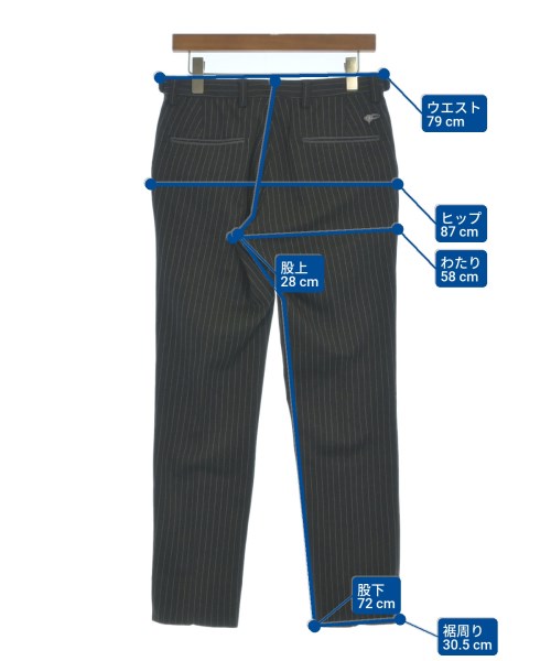 BEAMS GOLF（ビームスゴルフ）スラックス グレー サイズ:42(XS位) メンズ/2200658858055