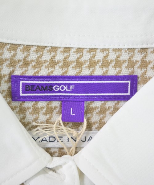 BEAMS GOLF（ビームスゴルフ）ポロシャツ ベージュ サイズ:L レディース/2200645756050