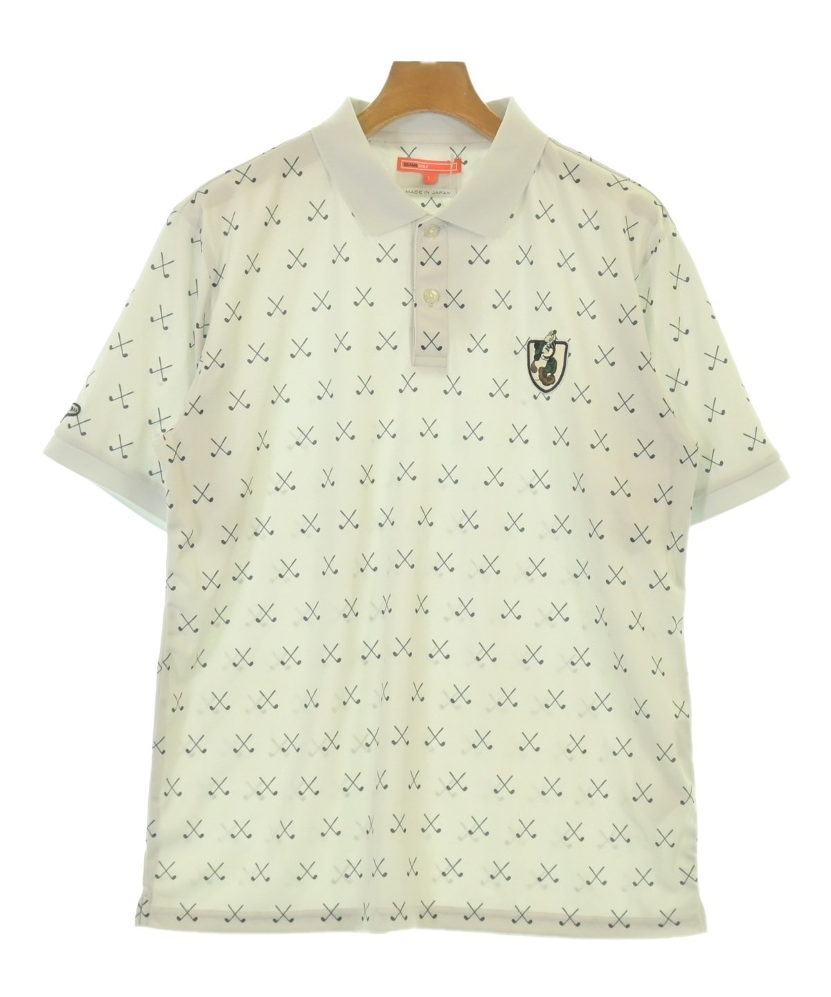 BEAMS GOLF ポロシャツ Lサイズ BEAMS GOLF（ビームスゴルフ）ポロシャツ グレー サイズ:L メンズ