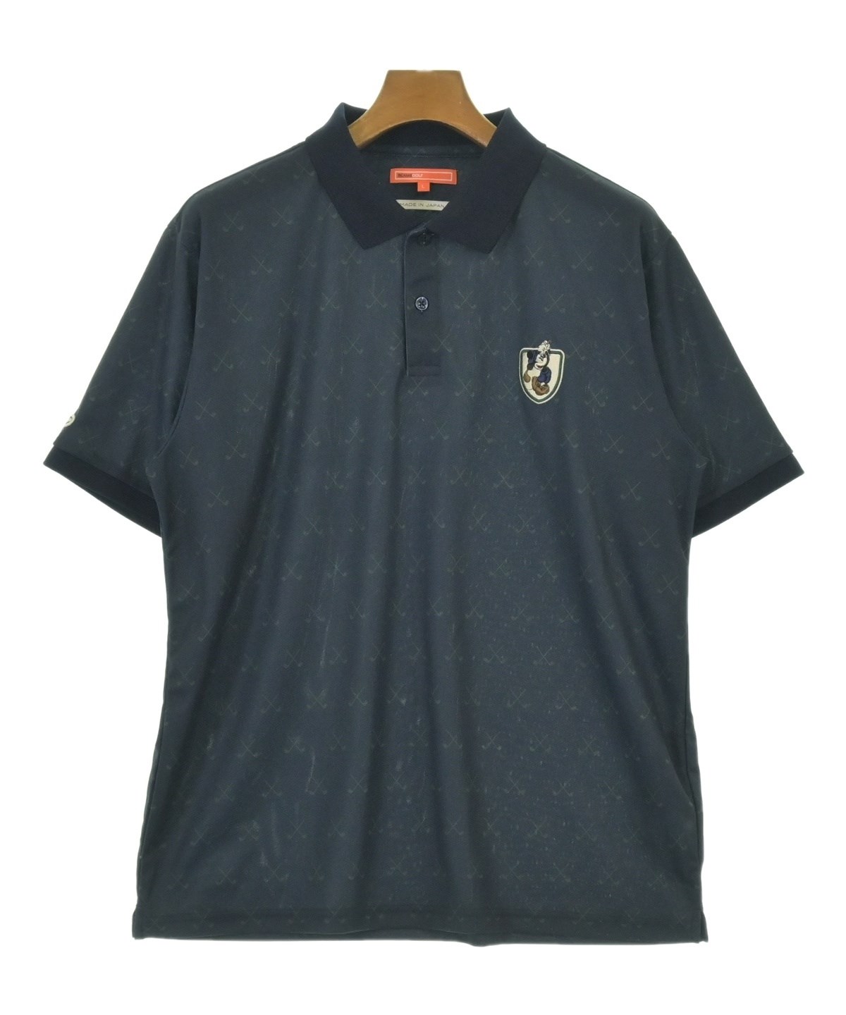 BEAMS GOLF（ビームスゴルフ）ポロシャツ 紺 サイズ:L メンズ