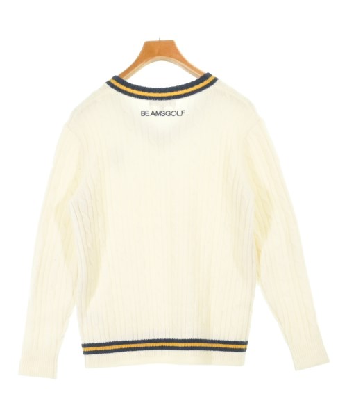 BEAMS GOLF（ビームスゴルフ）ニット・セーター 白 サイズ:M メンズ/2200730942085