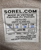 SOREL（ソレル）ブーツ グレー サイズ:25cm レディース/2200684518060