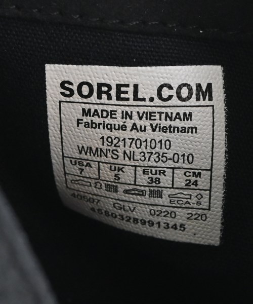 SOREL（ソレル）ブーツ 黒 サイズ:24cm レディース/2200714830018