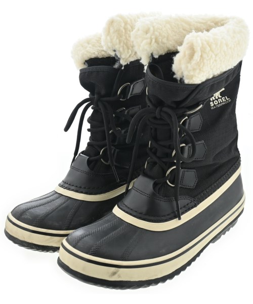 SOREL(ソレル)ブーツ 黒 サイズ:25cm/2200682532013