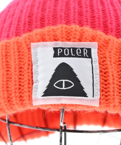 POLER（ポーラー）ニットキャップ・ビーニー ピンク サイズ:- メンズ/2200643894020