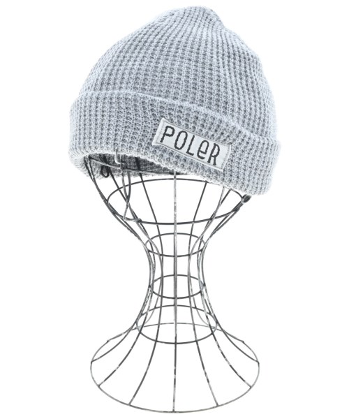 POLER(ポーラー)ニットキャップ・ビーニー グレー サイズ:F/2200674055247