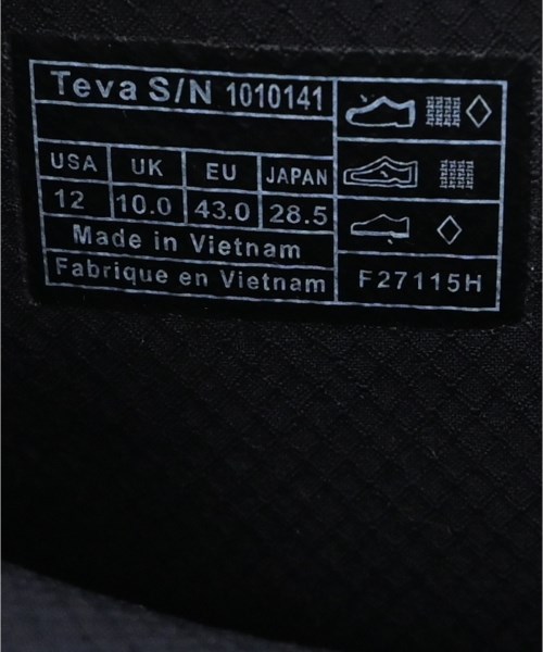 Teva（テバ）ブーツ 黒 サイズ:28.5cm メンズ/2200633343064