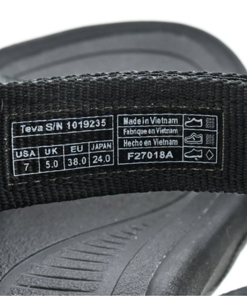 Teva（テバ）サンダル 黒 サイズ:24cm レディース/2200609862278