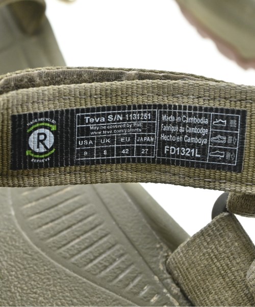 Teva（テバ）サンダル カーキ サイズ:27cm メンズ/2200693913252
