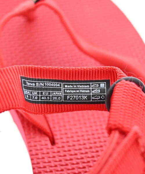 Teva（テバ）サンダル 赤 サイズ:26cm メンズ/2200698837041