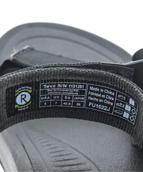 Teva（テバ）サンダル 黒 サイズ:26cm メンズ/2200646572024