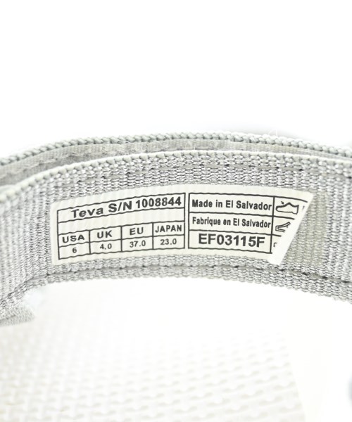 Teva（テバ）サンダル シルバー サイズ:23cm レディース/2200684201115