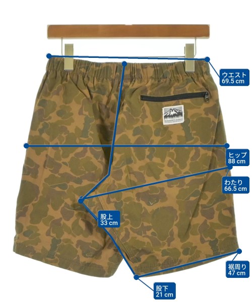 MT.RAINIER DESIGN（マウントレイニアデザイン）ショートパンツ 茶 サイズ:L メンズ/2200617669326