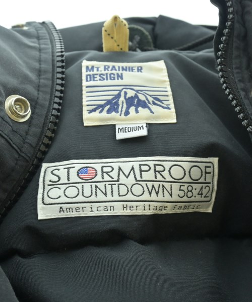 MT.RAINIER DESIGN（マウントレイニアデザイン）ダウンジャケット/ダウンベスト 黒 サイズ:M メンズ/2200638438079