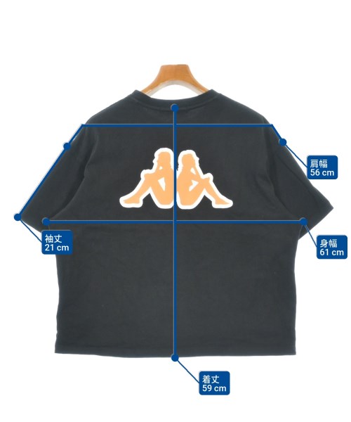 KAPPA（カッパ）Tシャツ・カットソー 黒 サイズ:M メンズ/2200625190027