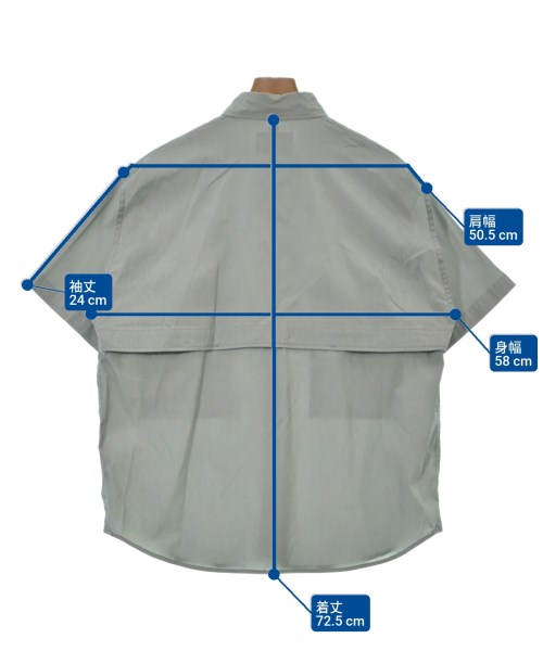 THE NORTH FACE PURPLE LABEL（ザノースフェイスパープルレーベル）カジュアルシャツ グレー サイズ:S メンズ/2200634706134