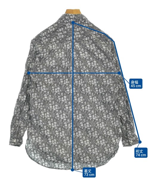 THE NORTH FACE PURPLE LABEL（ザノースフェイスパープルレーベル）カジュアルシャツ グレー サイズ:WS レディース/2200635366054