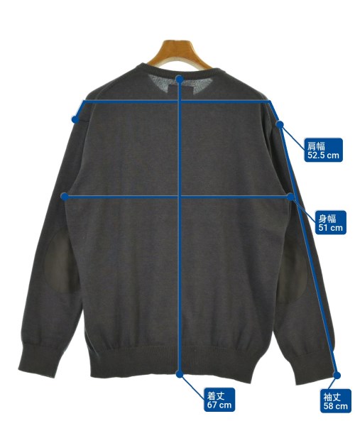 THE NORTH FACE PURPLE LABEL（ザノースフェイスパープルレーベル）ニット・セーター グレー サイズ:M メンズ/2200642253033