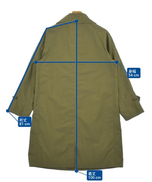 THE NORTH FACE PURPLE LABEL（ザノースフェイスパープルレーベル）ステンカラーコート カーキ サイズ:S レディース/2200604135018