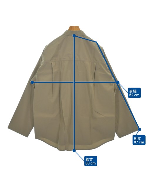 THE NORTH FACE PURPLE LABEL（ザノースフェイスパープルレーベル）カジュアルシャツ ベージュ サイズ:L メンズ/2200619970246