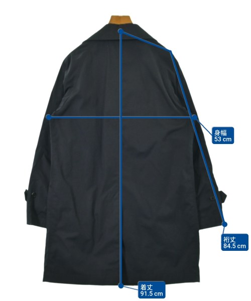 THE NORTH FACE PURPLE LABEL（ザノースフェイスパープルレーベル）ステンカラーコート 紺 サイズ:S メンズ/2200621311143