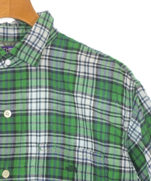 THE NORTH FACE PURPLE LABEL（ザノースフェイスパープルレーベル）カジュアルシャツ 緑 サイズ:S メンズ/2200674879058