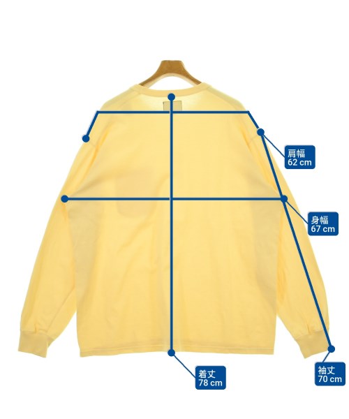 THE NORTH FACE PURPLE LABEL（ザノースフェイスパープルレーベル）Tシャツ・カットソー 黄 サイズ:XL メンズ/2200681641020
