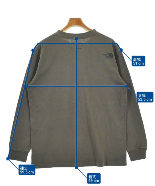 THE NORTH FACE PURPLE LABEL（ザノースフェイスパープルレーベル）Tシャツ・カットソー グレー サイズ:S メンズ/2200692650271