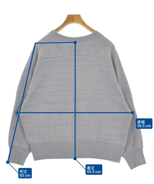 THE NORTH FACE PURPLE LABEL（ザノースフェイスパープルレーベル）スウェット グレー サイズ:WS(M位) レディース/2200655951117