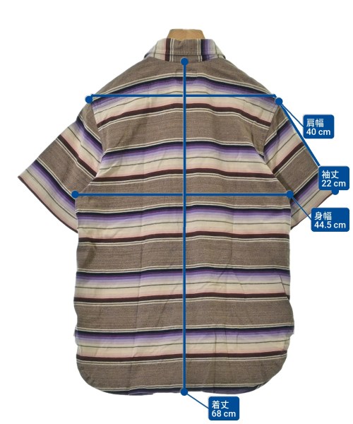 THE NORTH FACE PURPLE LABEL（ザノースフェイスパープルレーベル）カジュアルシャツ 茶 サイズ:S メンズ/2200653813431