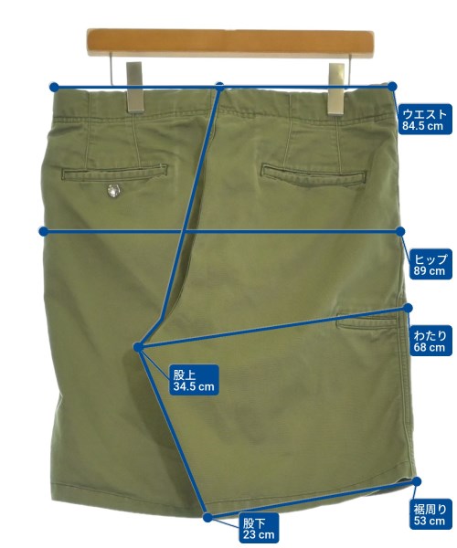 THE NORTH FACE PURPLE LABEL（ザノースフェイスパープルレーベル）ショートパンツ カーキ サイズ:34(XL位) メンズ/2200653813752