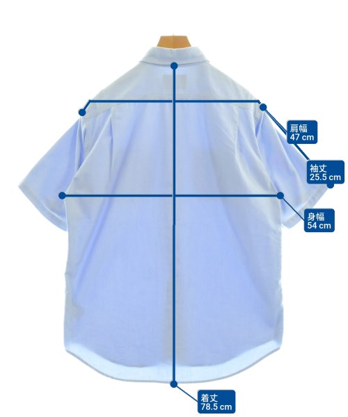 THE NORTH FACE PURPLE LABEL（ザノースフェイスパープルレーベル）カジュアルシャツ 青 サイズ:S メンズ/2200659375032