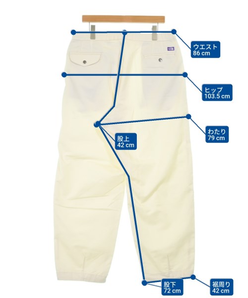 THE NORTH FACE PURPLE LABEL（ザノースフェイスパープルレーベル）スラックス 白 サイズ:36(XXL位) メンズ/2200660950129