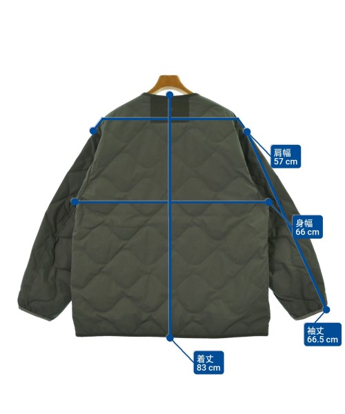 THE NORTH FACE PURPLE LABEL（ザノースフェイスパープルレーベル）ダウンジャケット/ダウンベスト グレー サイズ:L メンズ/2200661331026