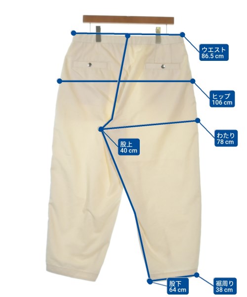 THE NORTH FACE PURPLE LABEL（ザノースフェイスパープルレーベル）チノパン 白 サイズ:34(XL位) メンズ/2200661331279