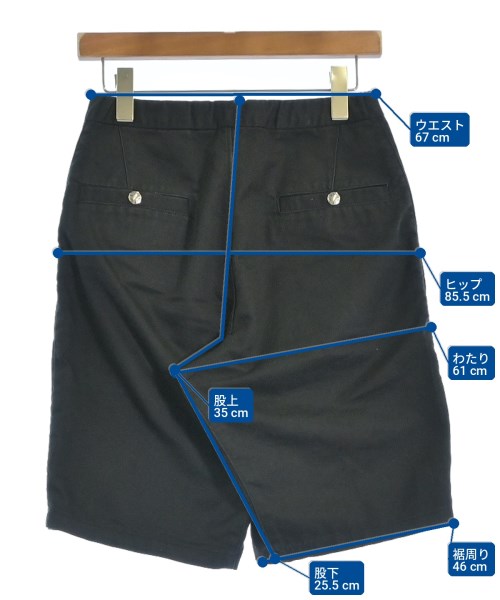 THE NORTH FACE PURPLE LABEL（ザノースフェイスパープルレーベル）ショートパンツ 黒 サイズ:28(S位) メンズ/2200714129013