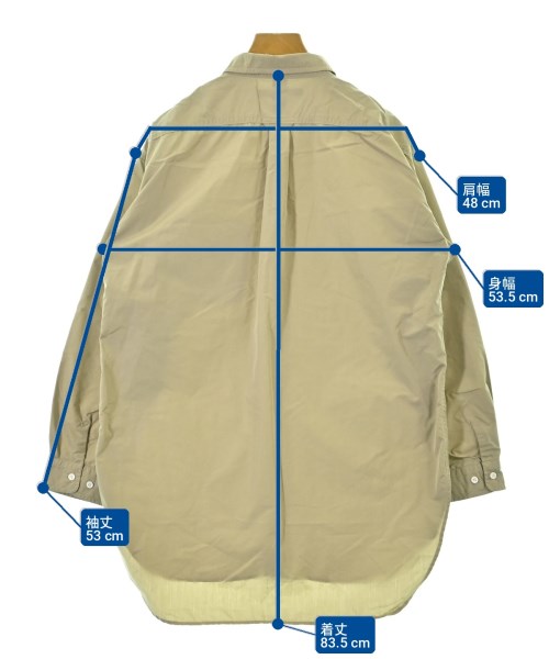 THE NORTH FACE PURPLE LABEL（ザノースフェイスパープルレーベル）カジュアルシャツ カーキ サイズ:M レディース/2200711112056