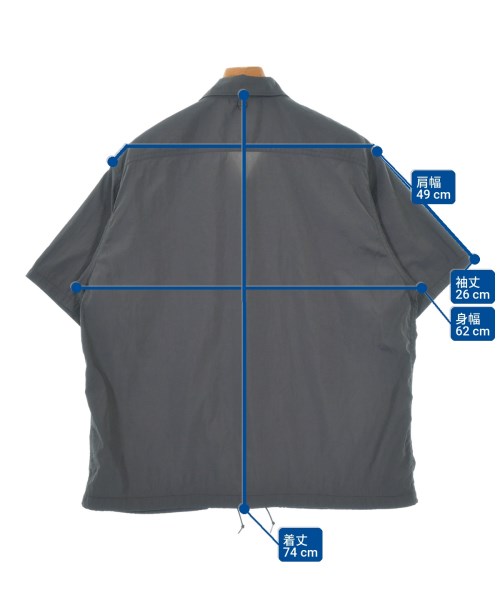 THE NORTH FACE PURPLE LABEL（ザノースフェイスパープルレーベル）カジュアルシャツ グレー サイズ:M メンズ/2200716353027