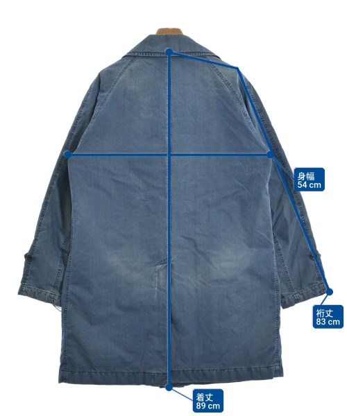 THE NORTH FACE PURPLE LABEL（ザノースフェイスパープルレーベル）ステンカラーコート 青 サイズ:M メンズ/2200718860028