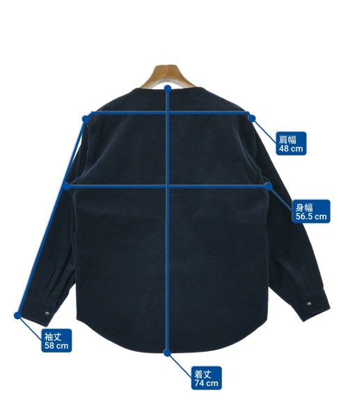 THE NORTH FACE PURPLE LABEL（ザノースフェイスパープルレーベル）カジュアルシャツ 紺 サイズ:M メンズ/2200645234022