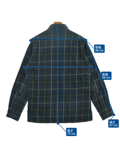 THE NORTH FACE PURPLE LABEL（ザノースフェイスパープルレーベル）カジュアルシャツ 紺 サイズ:L メンズ/2200651742023