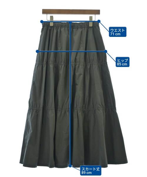 THE NORTH FACE PURPLE LABEL（ザノースフェイスパープルレーベル）ロング・マキシ丈スカート グレー サイズ:M レディース/2200653857060