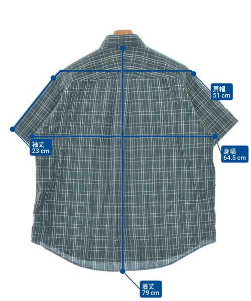 THE NORTH FACE PURPLE LABEL（ザノースフェイスパープルレーベル）カジュアルシャツ 緑 サイズ:L メンズ/2200653857077