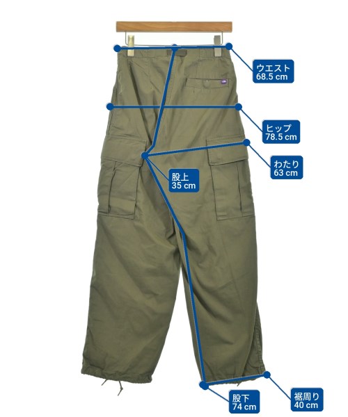 THE NORTH FACE PURPLE LABEL（ザノースフェイスパープルレーベル）カーゴパンツ カーキ サイズ:WS(S位) レディース/2200704480049