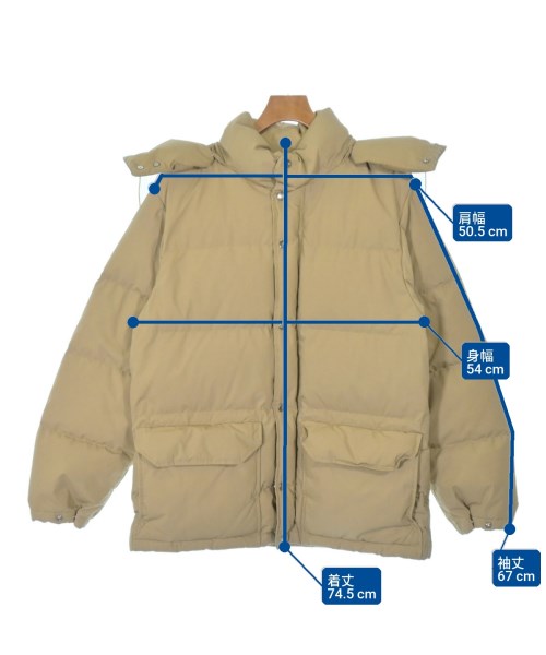 THE NORTH FACE PURPLE LABEL（ザノースフェイスパープルレーベル）ダウンジャケット/ダウンベスト ベージュ サイズ:M メンズ/2200664024017