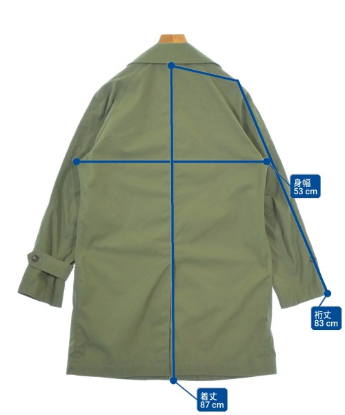 THE NORTH FACE PURPLE LABEL（ザノースフェイスパープルレーベル）ステンカラーコート カーキ サイズ:S メンズ/2200730717027