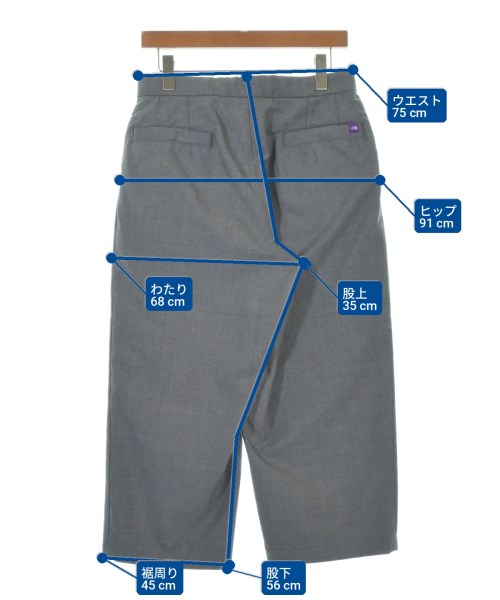 THE NORTH FACE PURPLE LABEL（ザノースフェイスパープルレーベル）クロップドパンツ グレー サイズ:30(M位) メンズ/2200731122028