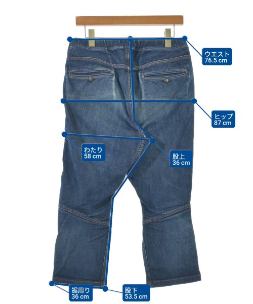 THE NORTH FACE PURPLE LABEL（ザノースフェイスパープルレーベル）デニムパンツ 青 サイズ:32(L位) メンズ/2200725995041