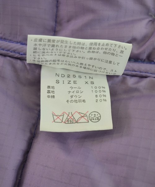 THE NORTH FACE PURPLE LABEL（ザノースフェイスパープルレーベル）ダウンジャケット/ダウンベスト 青 サイズ:XS メンズ/2200716586043