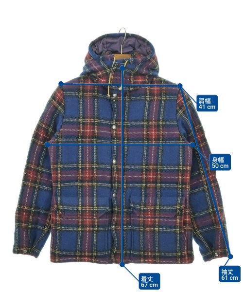 THE NORTH FACE PURPLE LABEL（ザノースフェイスパープルレーベル）ダウンジャケット/ダウンベスト 青 サイズ:XS メンズ/2200716586043